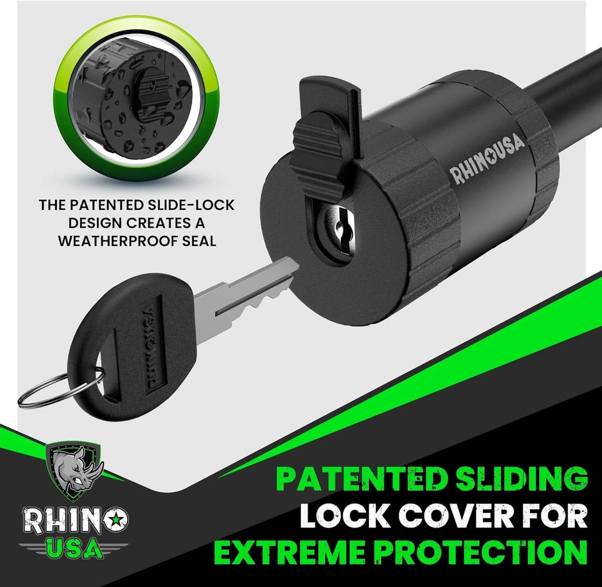 Rhino USA 3" Locking Trailer Hitch Pin