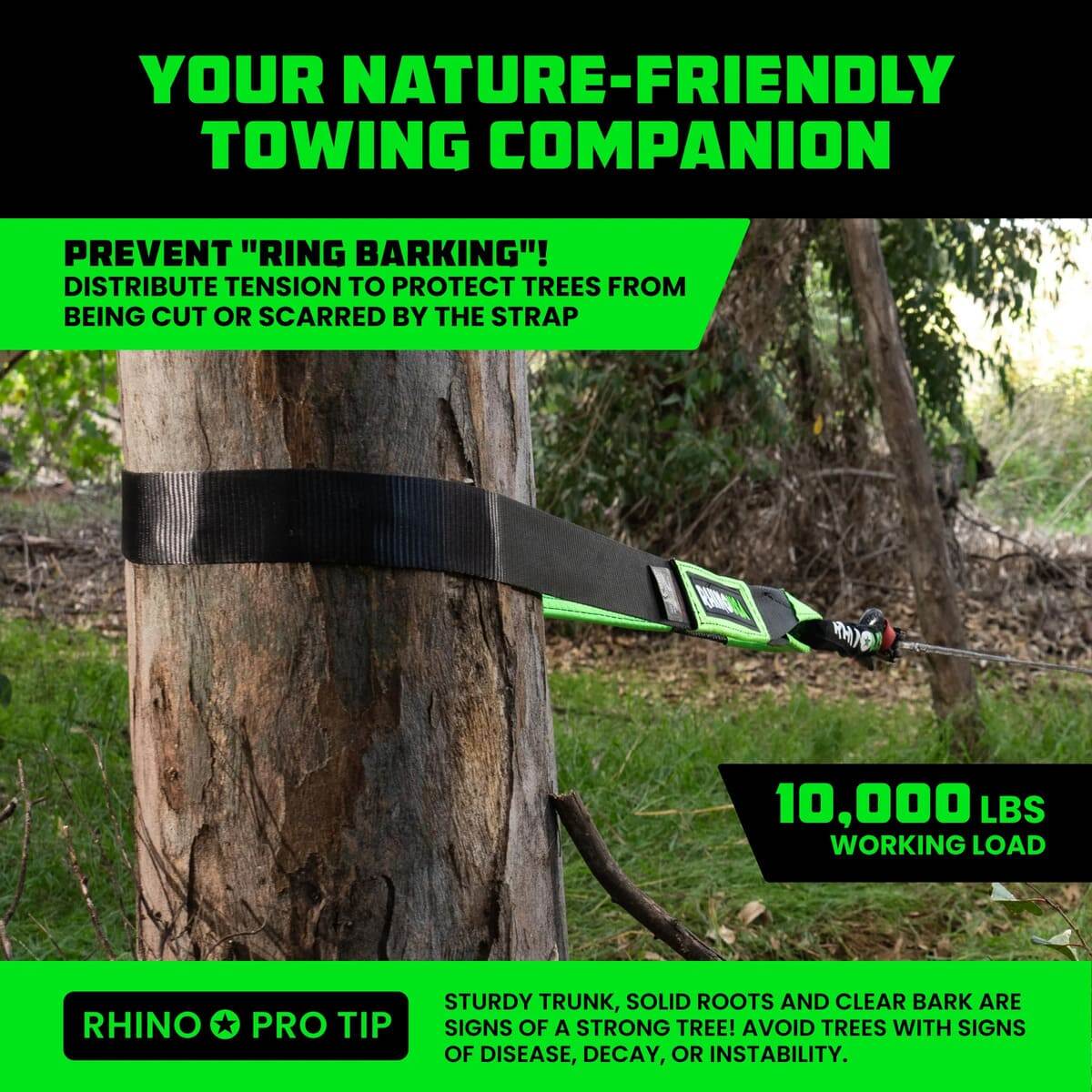 Rhino USA 3" x 8' Recovery Tree Saver Strap