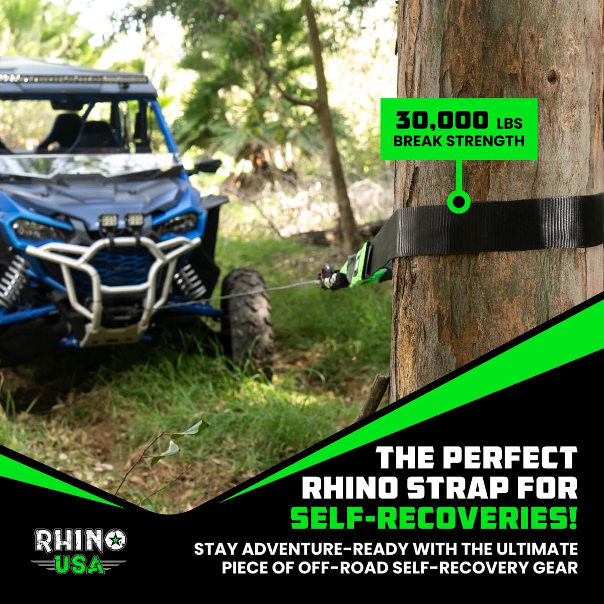 Rhino USA 3" x 8' Recovery Tree Saver Strap
