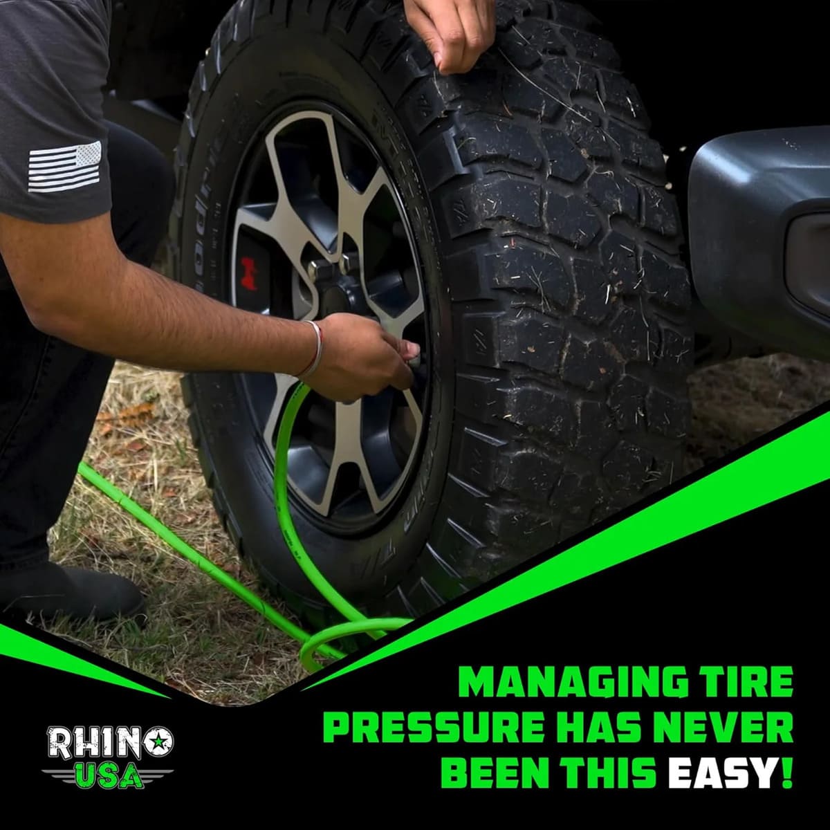 Rhino USA 4-Wheel Tire Inflation/Deflation System