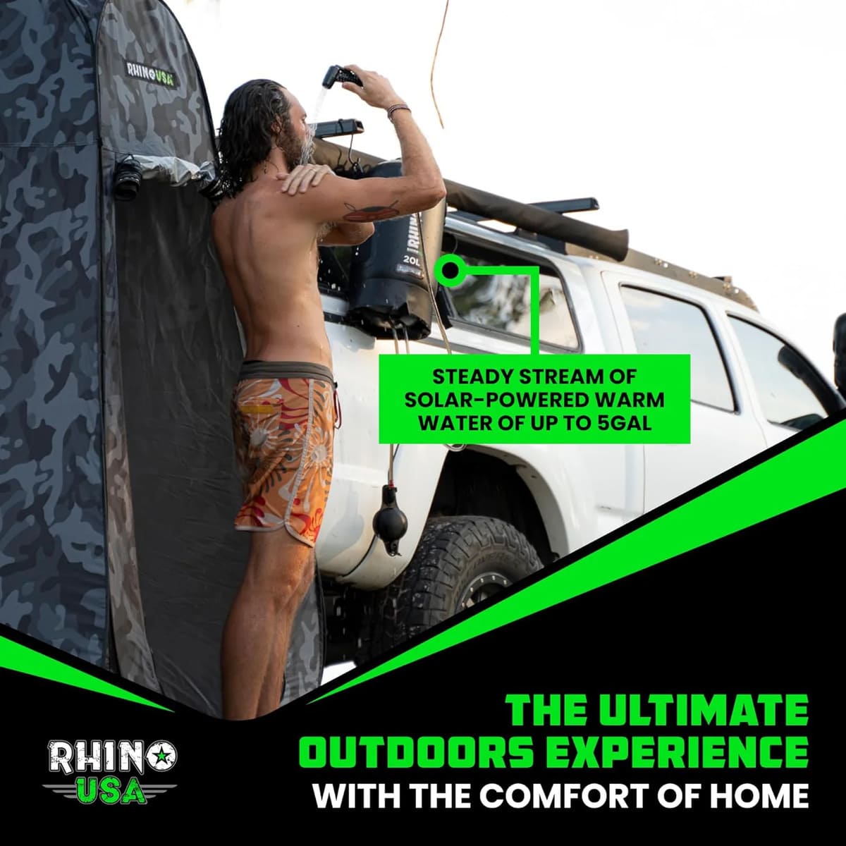 Rhino USA 5 Gallon Portable Shower Kit