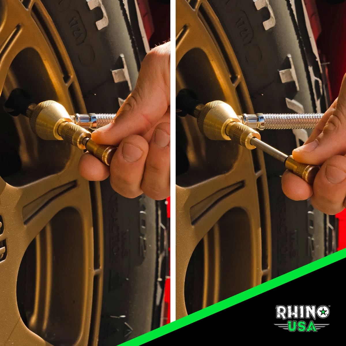 Rhino USA 60 PSI Tire Deflator Gauge