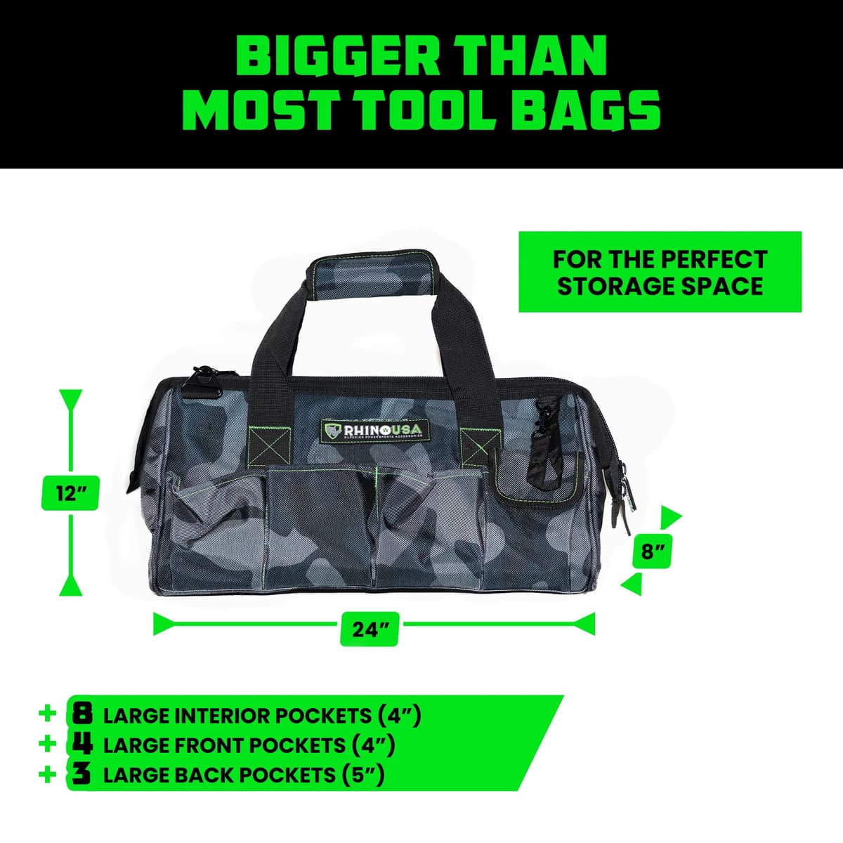 Rhino USA Heavy-Duty Tool Bag