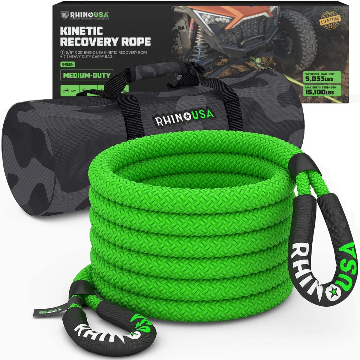 Rhino USA Kinetic Recovery Rope