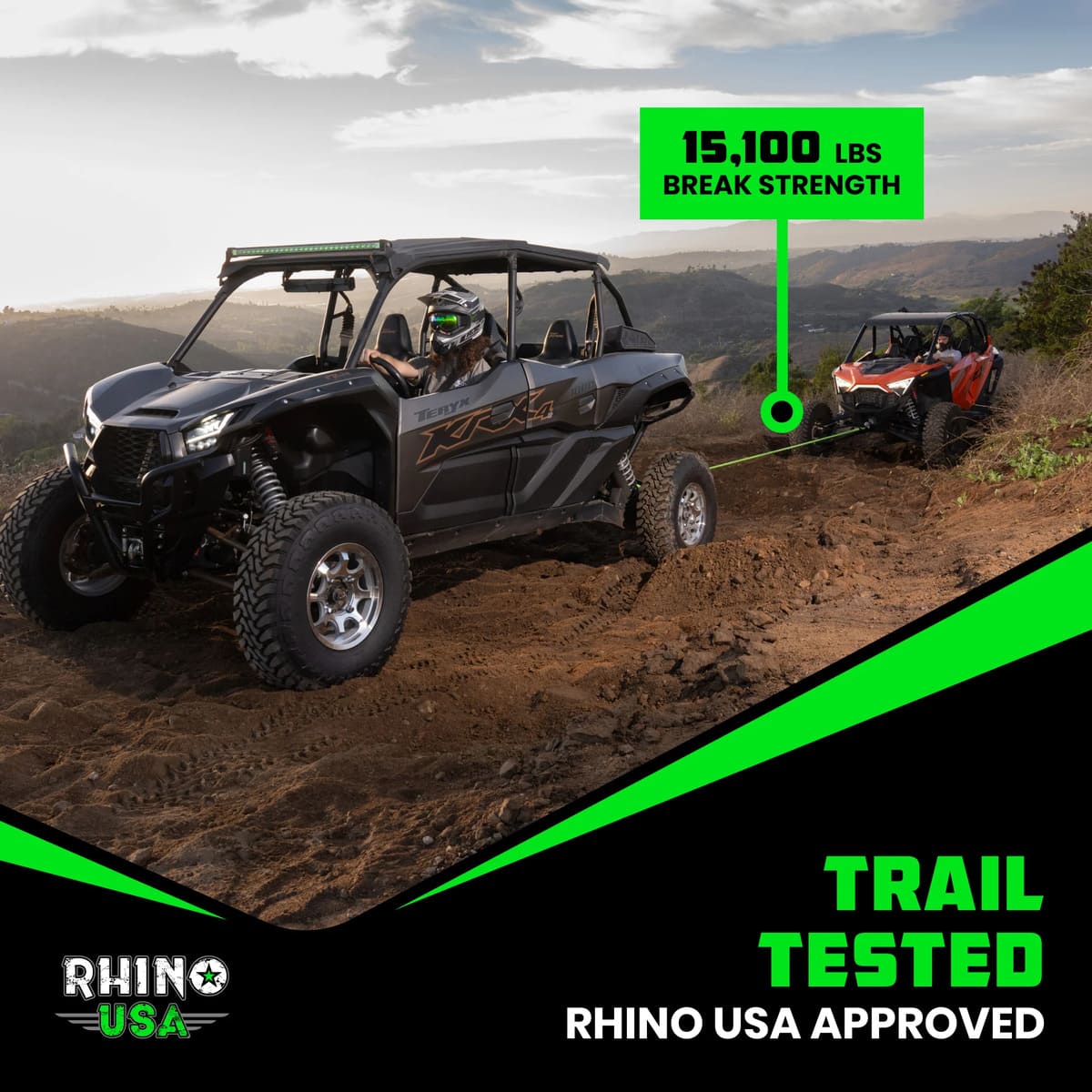 Rhino USA Kinetic Recovery Rope