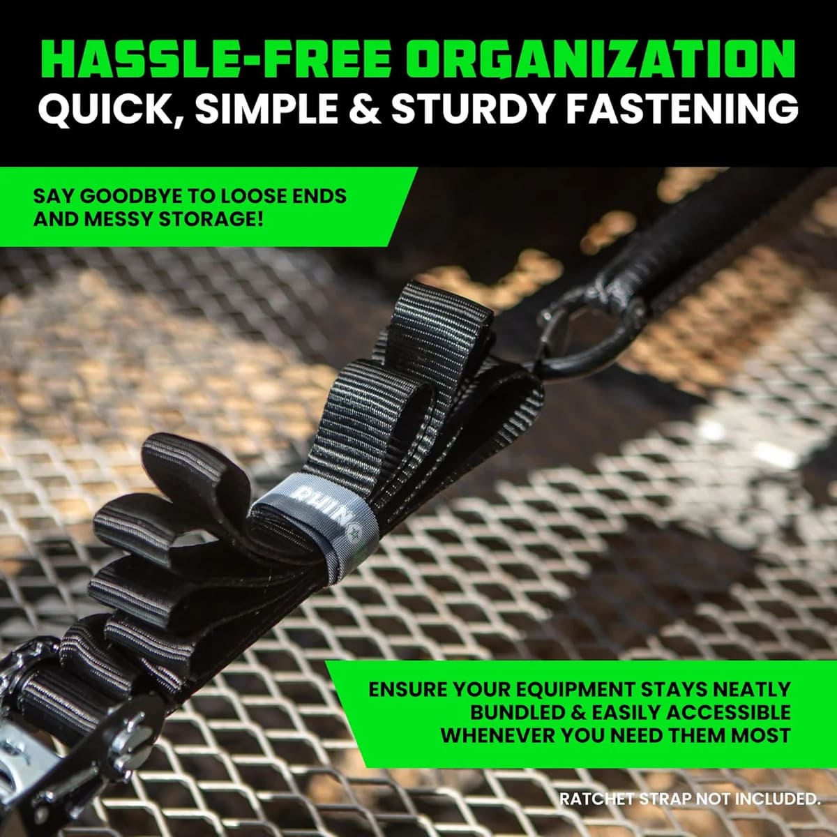 Rhino USA Non-Adhesive Hook & Loop Roll