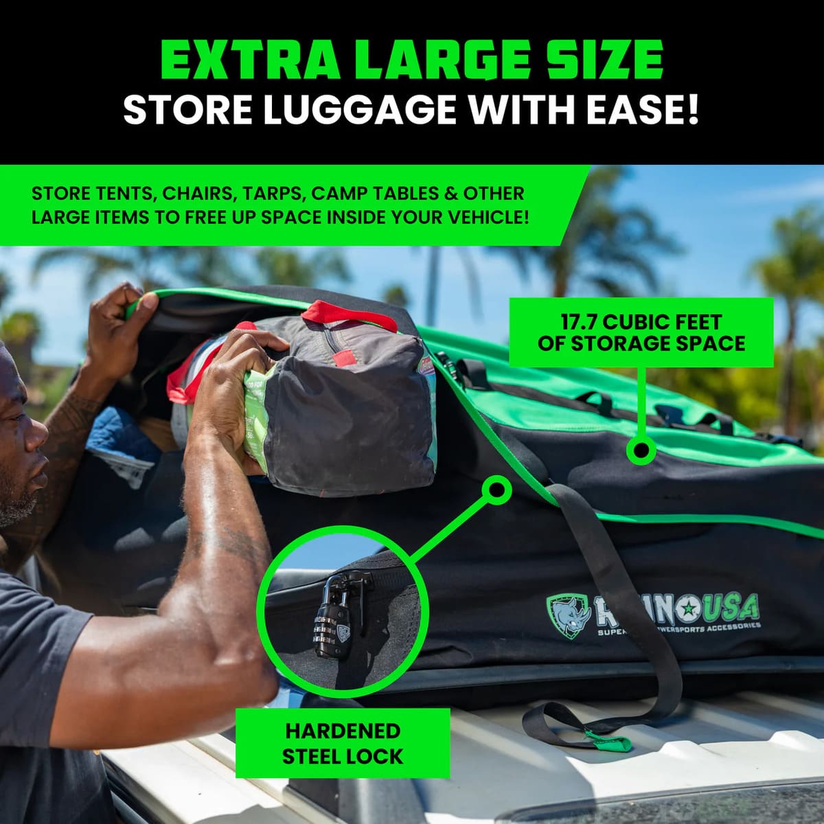 Rhino USA Roof Top Cargo Bag