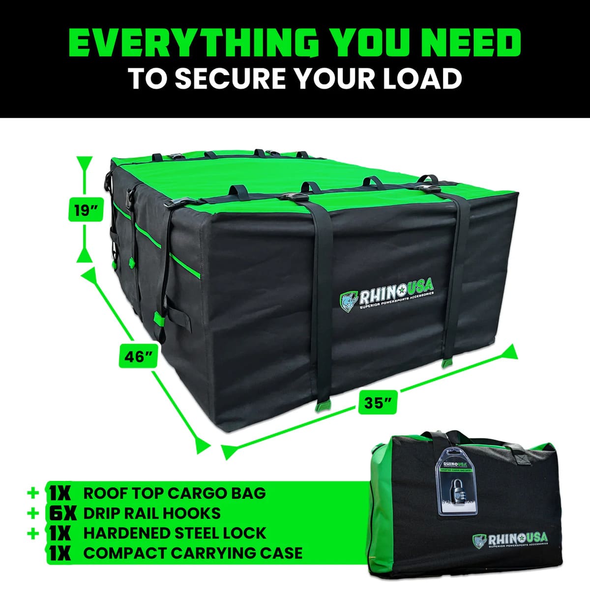 Rhino USA Roof Top Cargo Bag