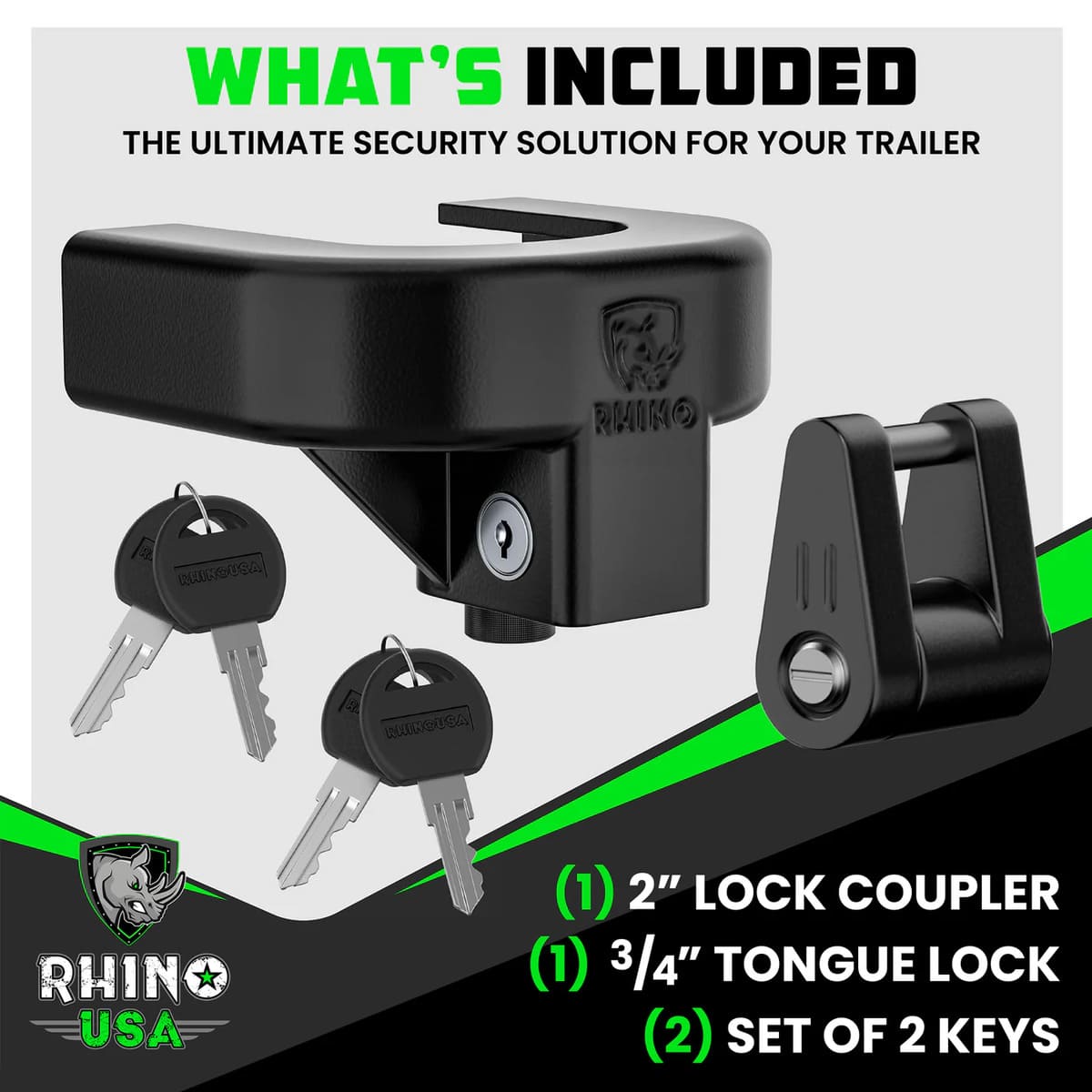 Rhino USA Trailer Coupler Lock Kits