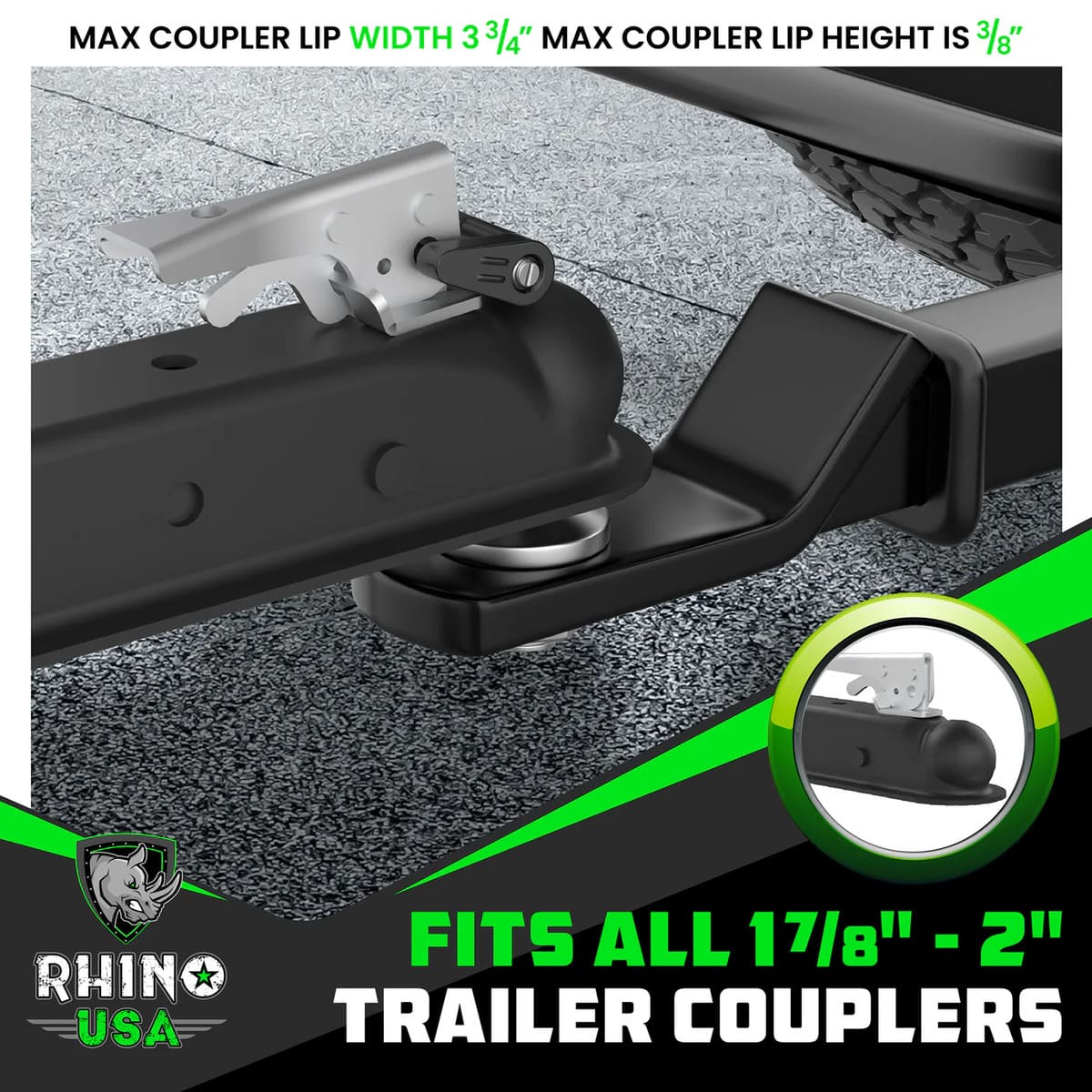 Rhino USA Trailer Coupler Lock Kits