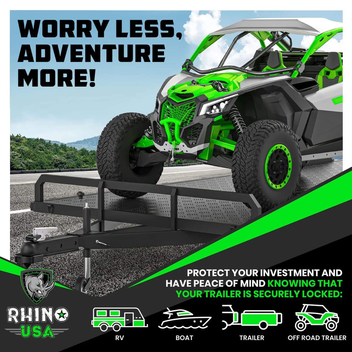 Rhino USA Trailer Coupler Lock Kits