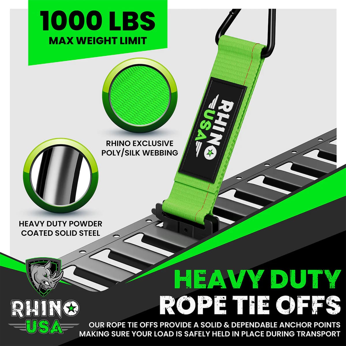 Rhino USA Ultimate E-Track Tie-Down Kit