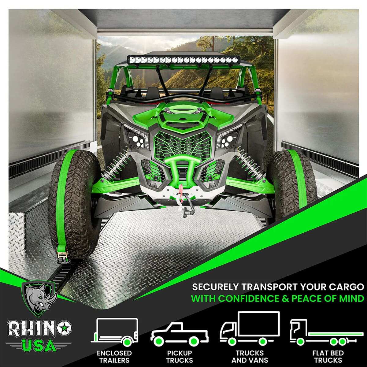 Rhino USA Ultimate E-Track Tie-Down Kit