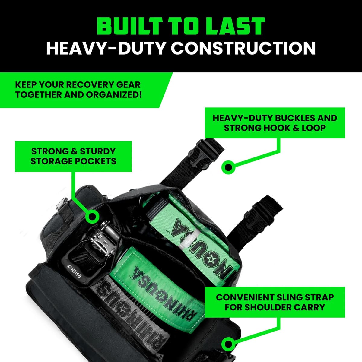 Rhino USA Ultimate Recovery Gear Storage Bag