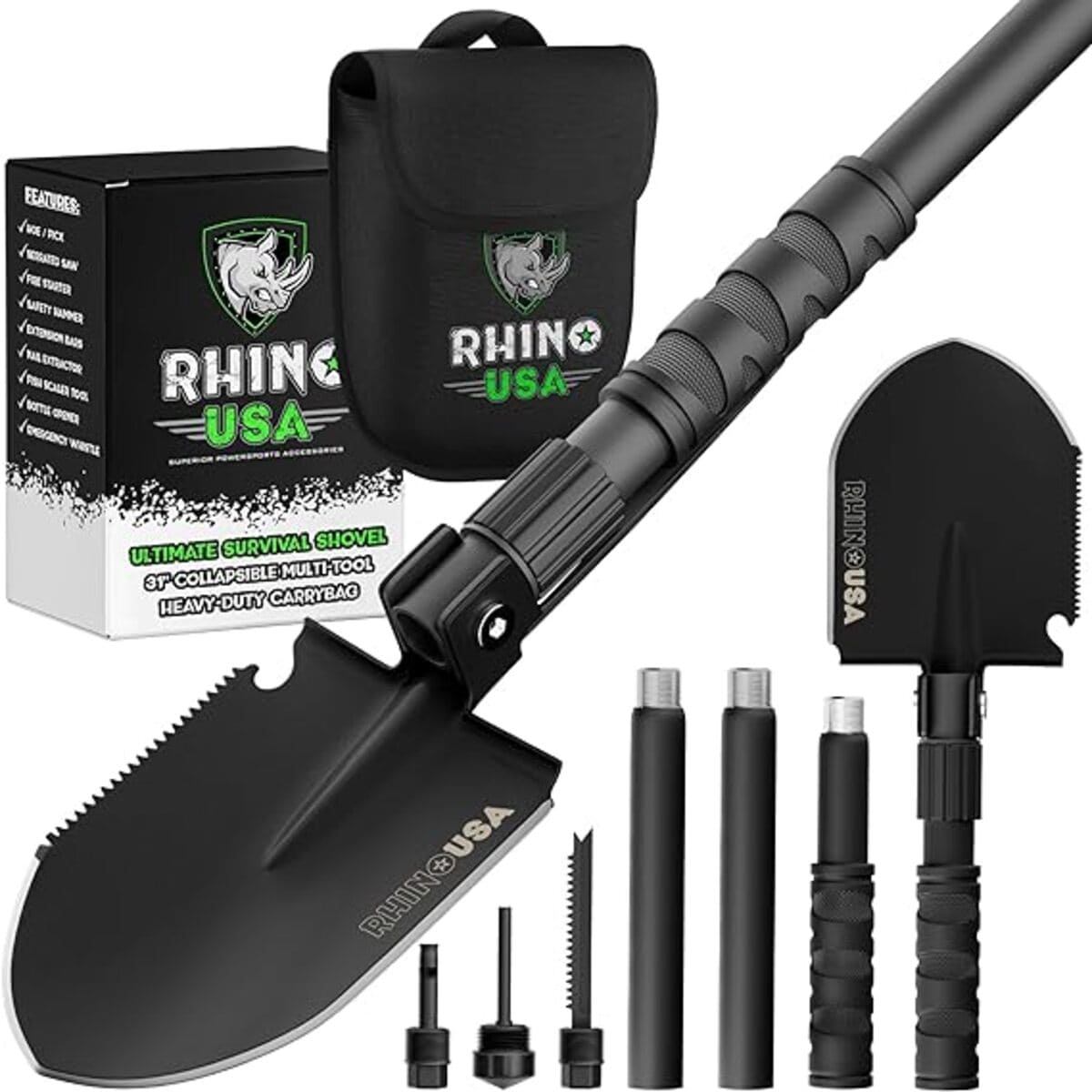 Rhino USA Ultimate Survival Shovel