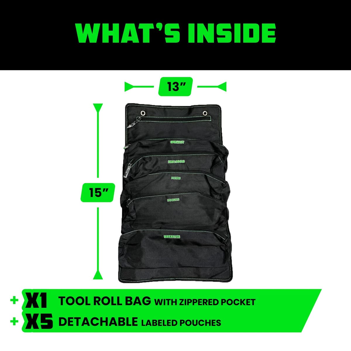 Rhino USA Ultimate UTV 4x4 Tool Organizer