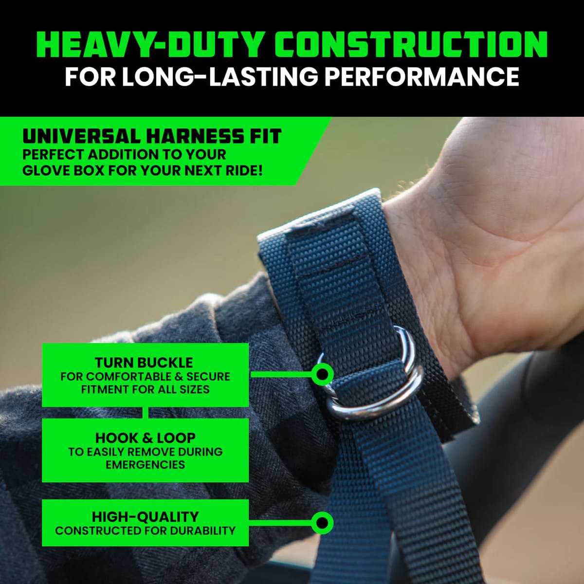 Rhino USA UTV Safety Wrist Restraints - Pair