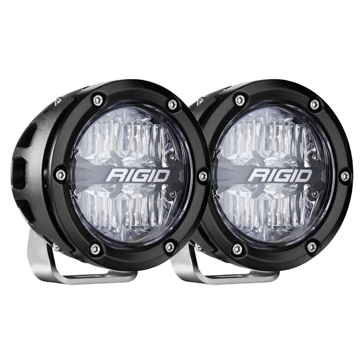 Rigid 360-Series 4" Surface Mount Spot Pro RGBW Pod Light - Pair