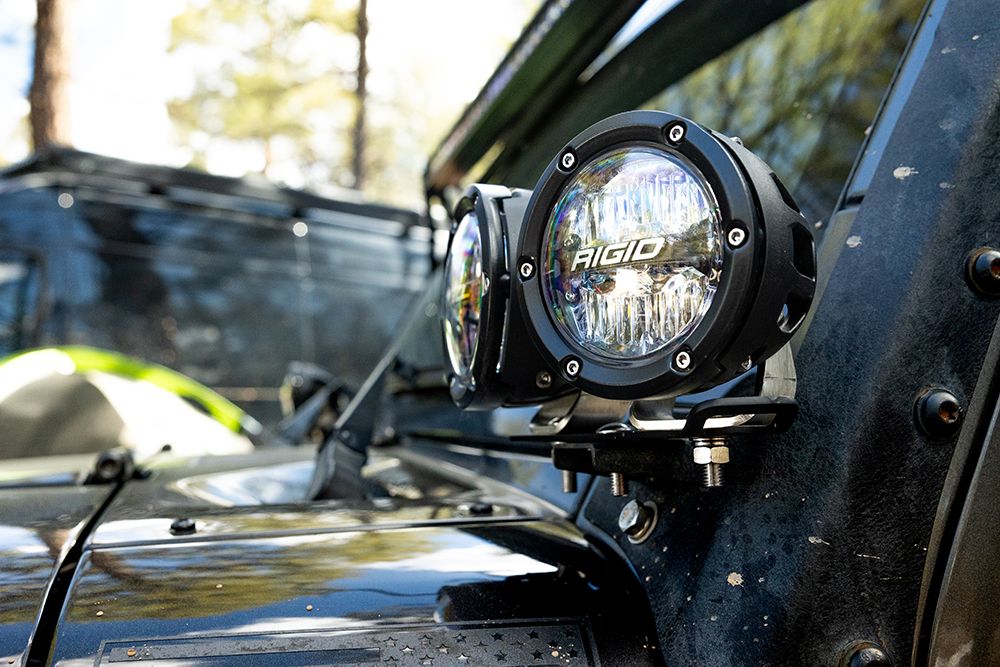 Rigid 360-Series 4" Surface Mount Spot Pro RGBW Pod Light - Pair