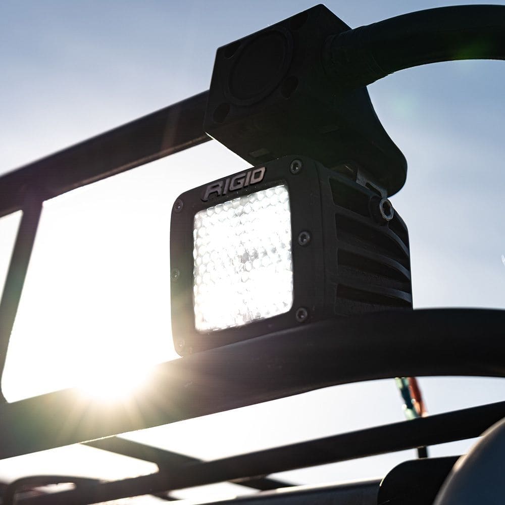 Rigid D-Series Pro Flood Diffused Surface Mount Pod Light - Pair