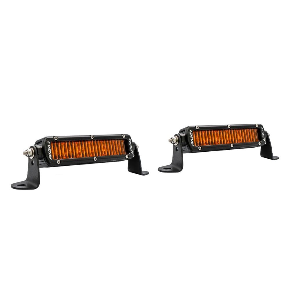 Rigid SR-Series 6" Amber Pro SAE Fog Lights - Pair