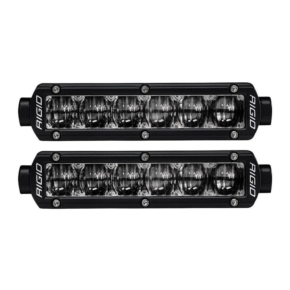 Rigid SR-Series Pro SAE 6" Surface Mount Light Bar - Pair