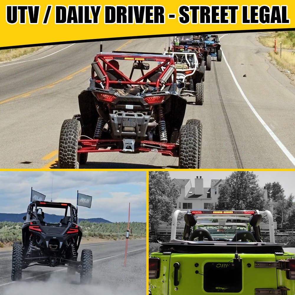 RLB Motorsports '24 Polaris RZR XP 1000 Chase Light - San Felipe Amber/White