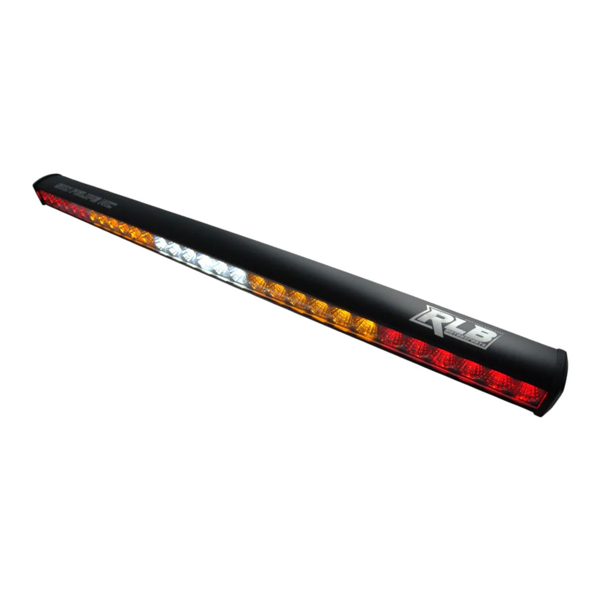 RLB Motorsports BITD Race Series DIY-No Wire Harness Chase Light LED Light Bar - Amber/White/Amber Strobe
