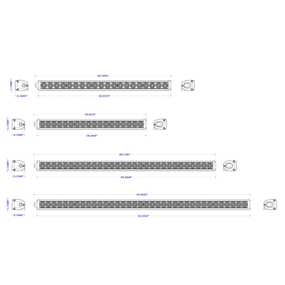 RLB Motorsports Can-Am Defender LED Chase Light – Dual Color Green/White
