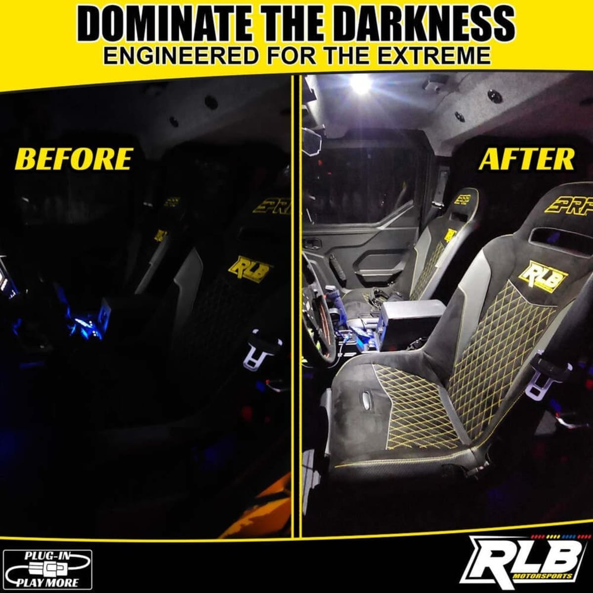 RLB Motorsports Can-Am Maverick X3 Dome Light White