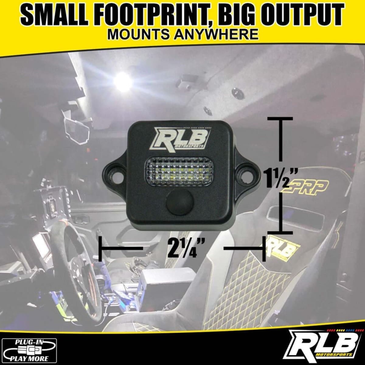 RLB Motorsports Can-Am Maverick X3 Dome Light White