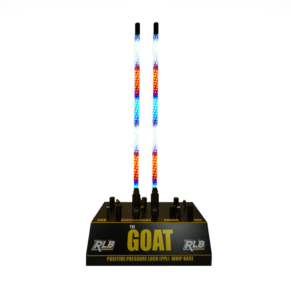 RLB Motorsports GOAT RGB LED Whips