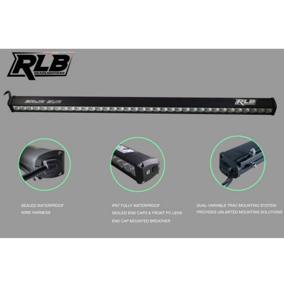 RLB Motorsports Polaris General Dual Color LED Chase Light - Blue/White