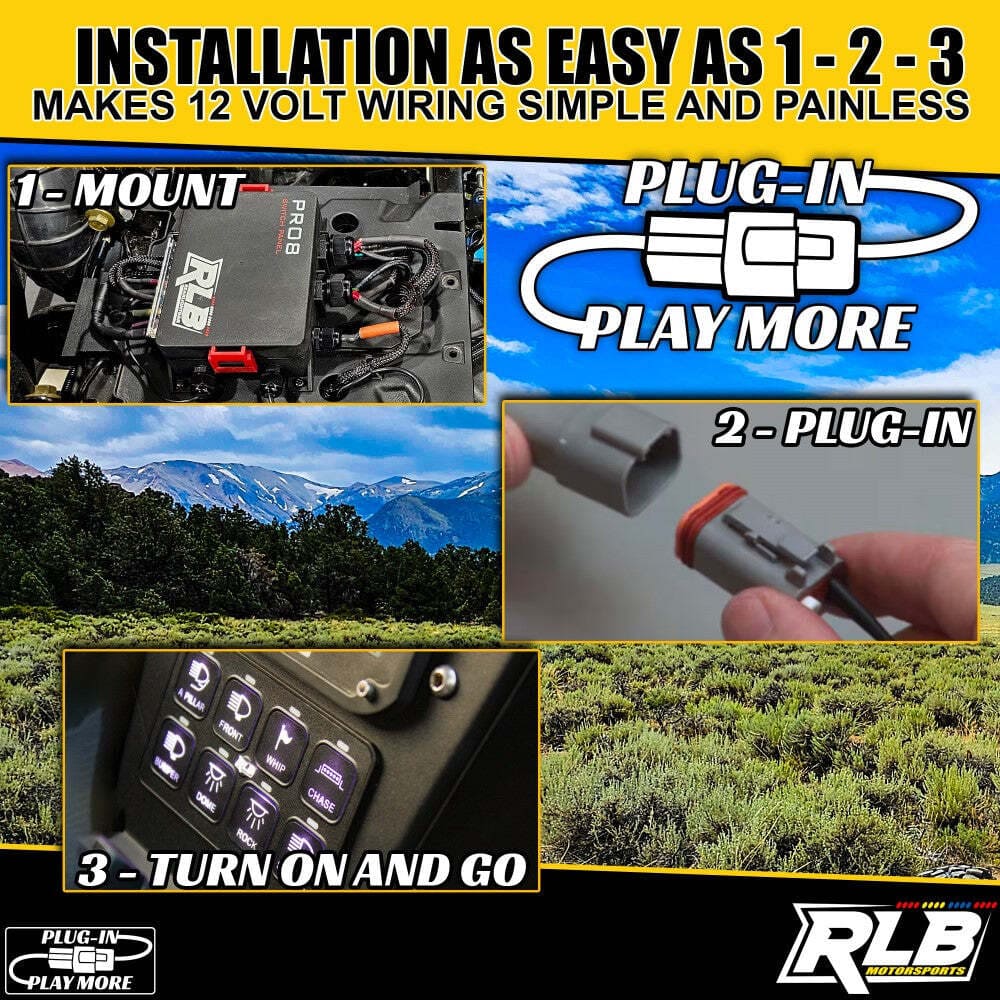 RLB Motorsports Pro-8 Switch Panel