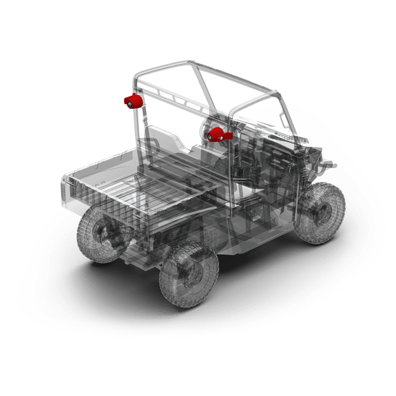 Rockford Fosgate Add-on Rear Speaker Kit for RANGER 2014-2018 STAGE2 & STAGE3