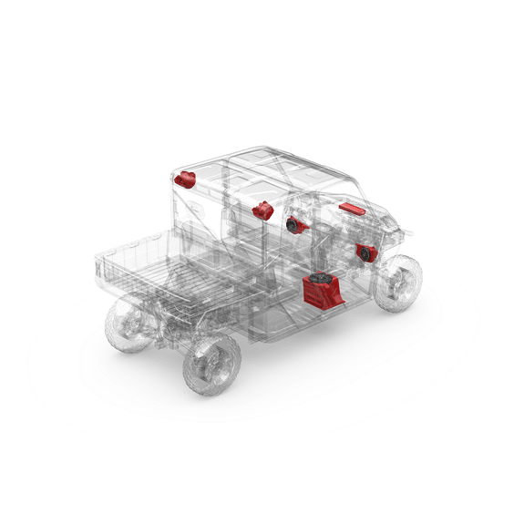 Rockford Fosgate Stage 6 Audio Kit - Polaris Ranger (Ride Command)