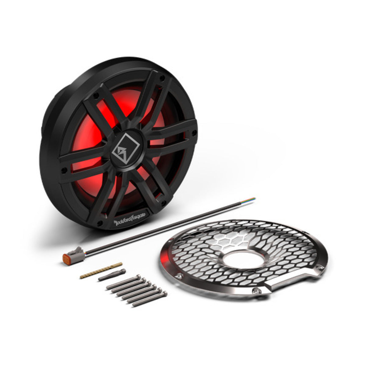 Rockford Fosgate Black Gen-2 M2 10" DVC 2Ω Color Optix Infinite Baffle Marine Subwoofer (Working on it)