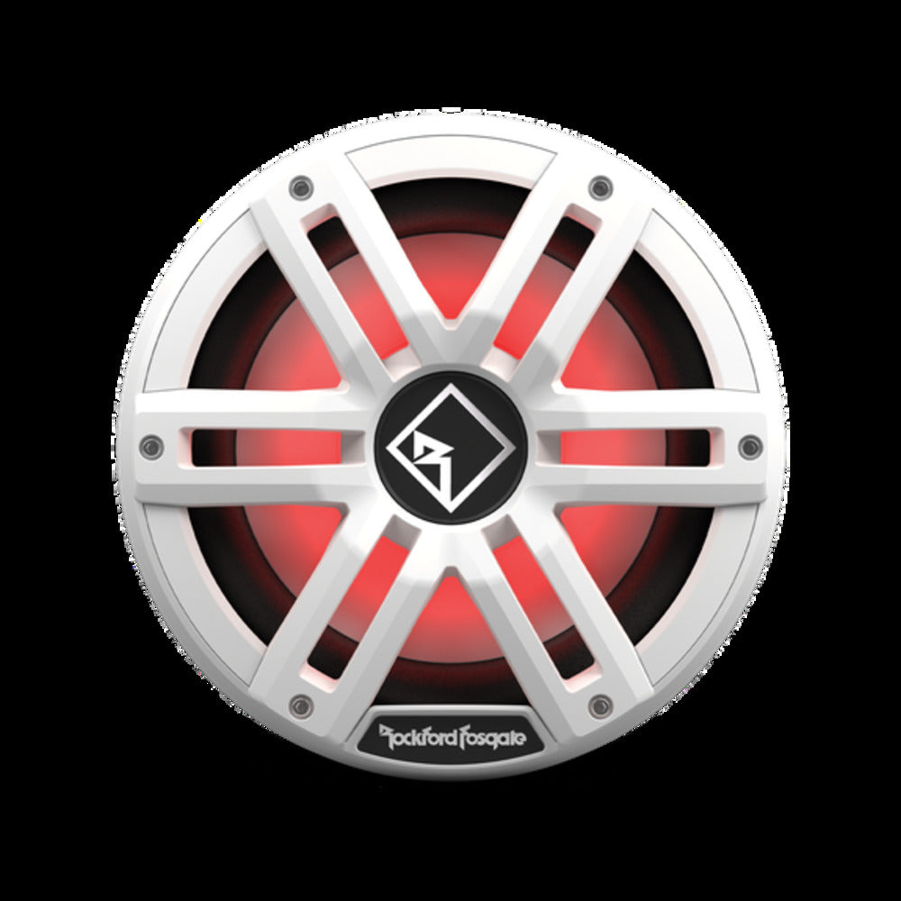 Rockford Fostgate Black Gen-2 M2 10" DVC 4Ω Color Optix™ Sealed Marine Subwoofer