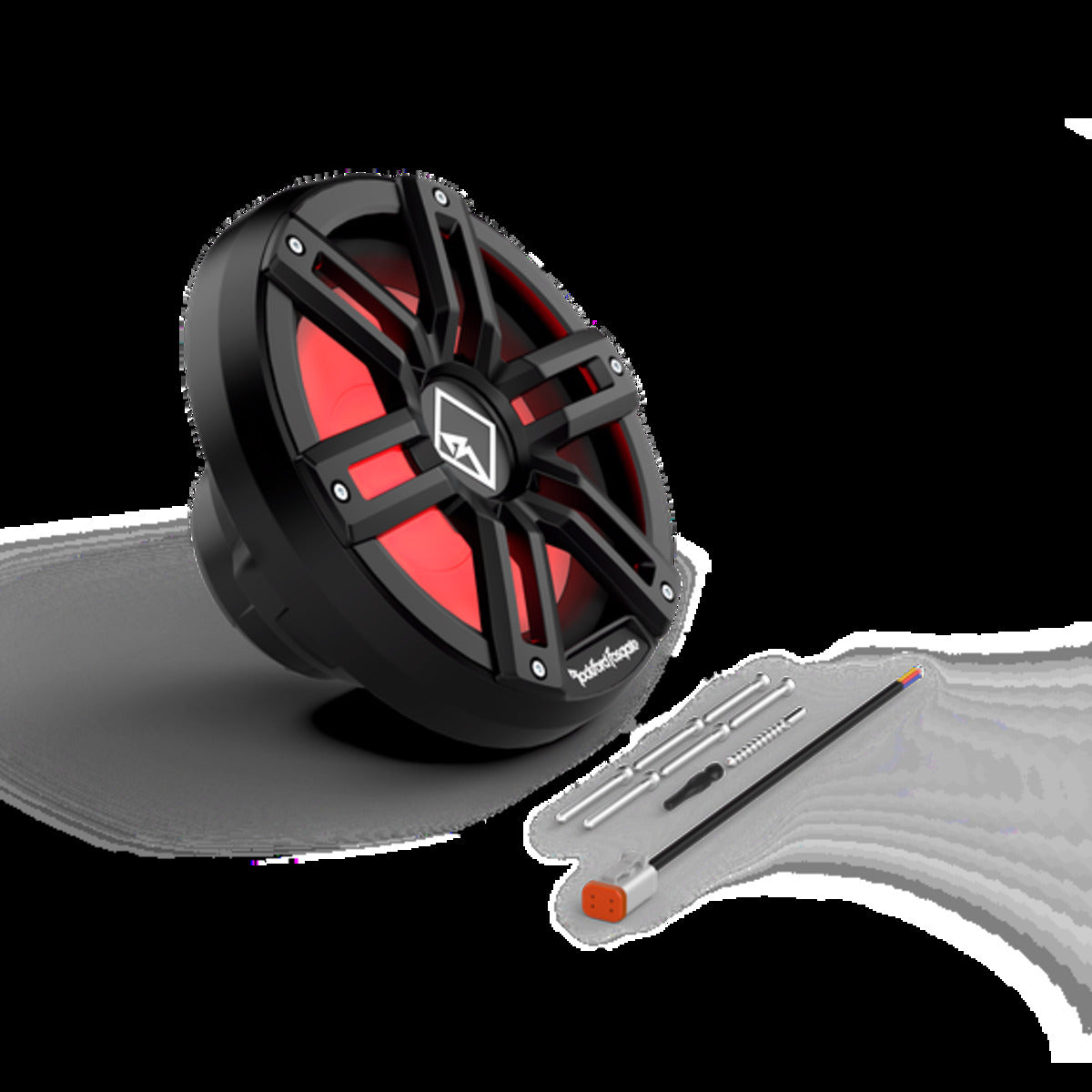 Rockford Fostgate Black M2 10" DVC 4Ω Color Optix™ Sealed Enclosure Marine Subwoofer