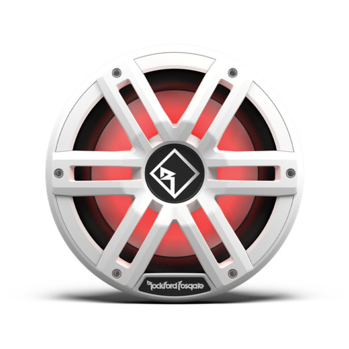 Rockford Fostgate White Gen-2 M2 10" DVC 2Ω Color Optix™ Infinite Baffle Marine Subwoofer