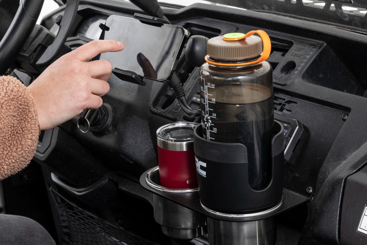 Rough Country 2-in-1 Expandable Cup & Phone Holder