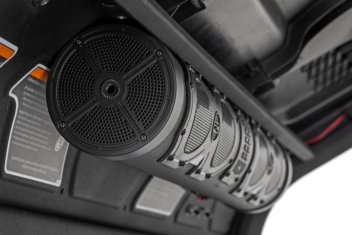 Rough Country 8 Speaker IP66 Waterproof Bluetooth LED Soundbar - UTV/ATV