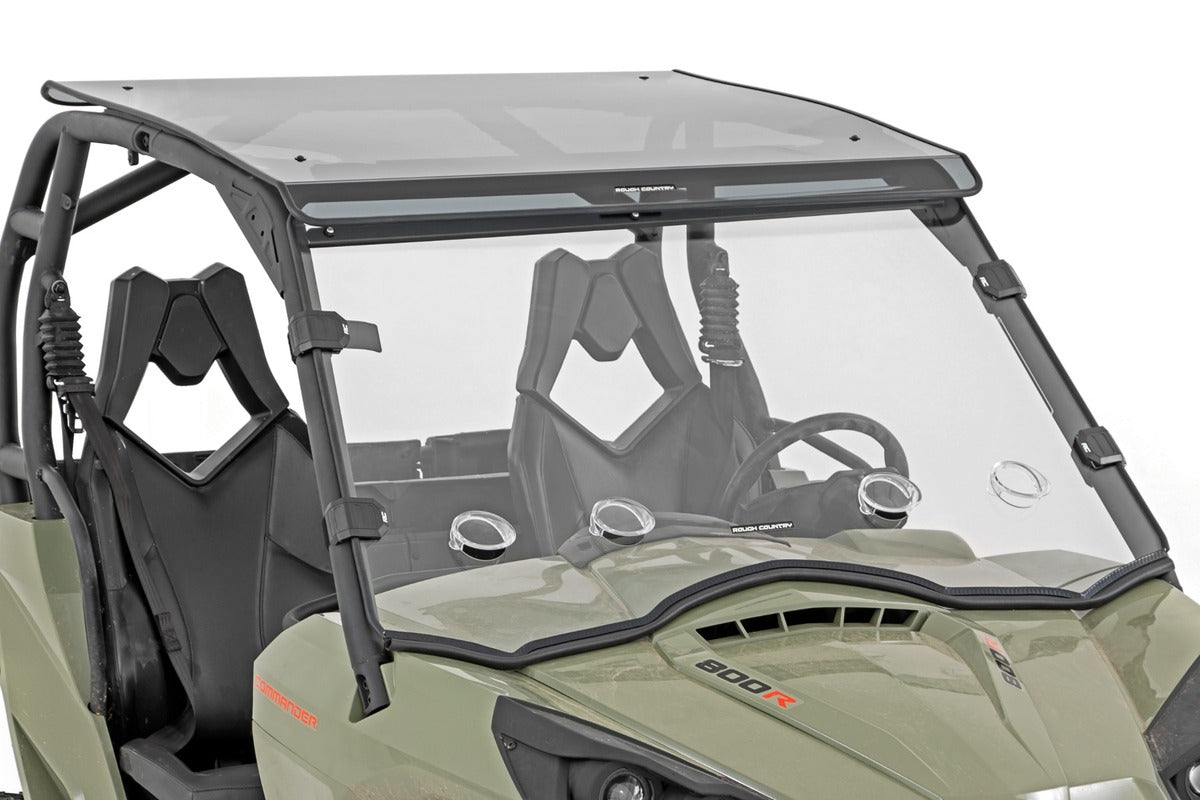 Rough Country Cam-Am Commander Max 1000 Scratch Resistant Vented Full Windshield