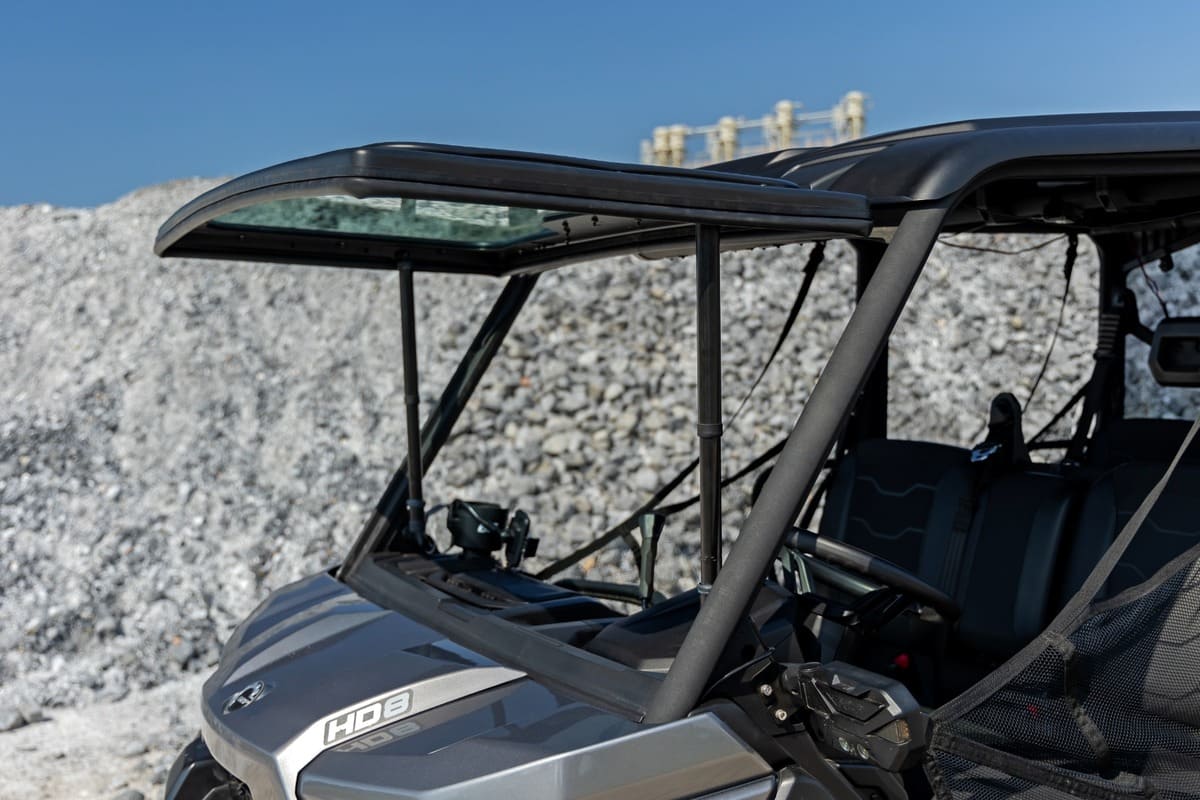 Rough Country Can-Am Defender HD 8/HD 9/HD 10 Glass Electric Tilt Windshield