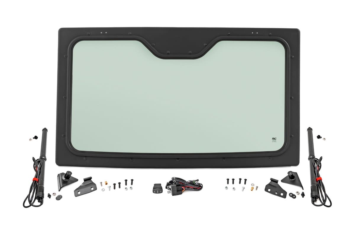 Rough Country Can-Am Defender HD 8/HD 9/HD 10 Glass Electric Tilt Windshield