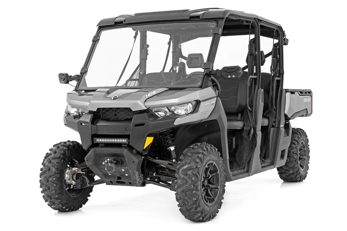 Rough Country Can-Am Defender HD 8/HD 9 Scratch Resistant Full Windshield
