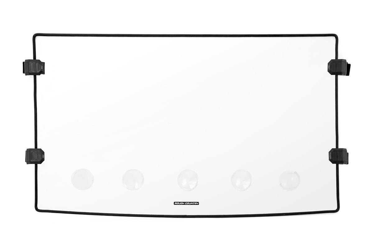 Rough Country Can-Am Defender HD Scratch Resistant Full Windshield