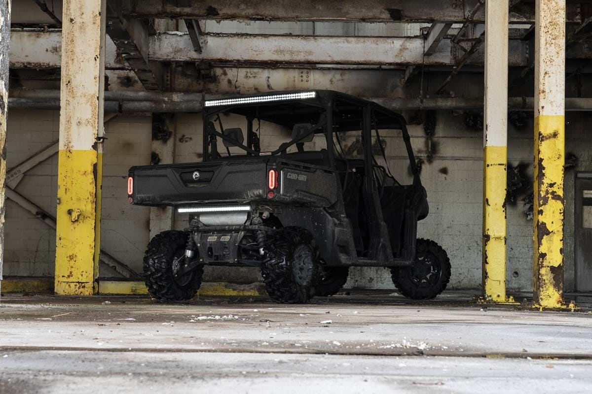 Rough Country Can-Am Defender MAX HD10 50" Black Dual Row Cab Mount LED Light Kit