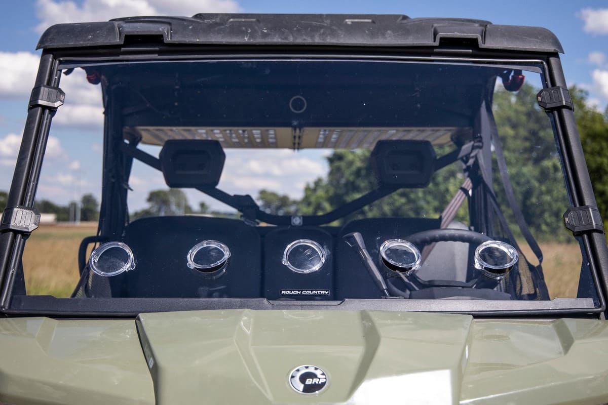 Rough Country Can-Am Defender Scratch Resistant Vented Full Windshield