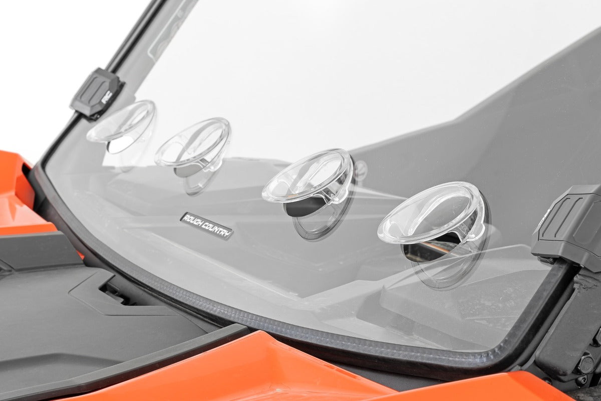 Rough Country Can-Am Maverick Sport 1000R Scratch Resistant Vented Full Windshield